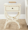 Safavieh Maxine Accent Table With Storage Drawer Vintage Cream Furniture  Feature