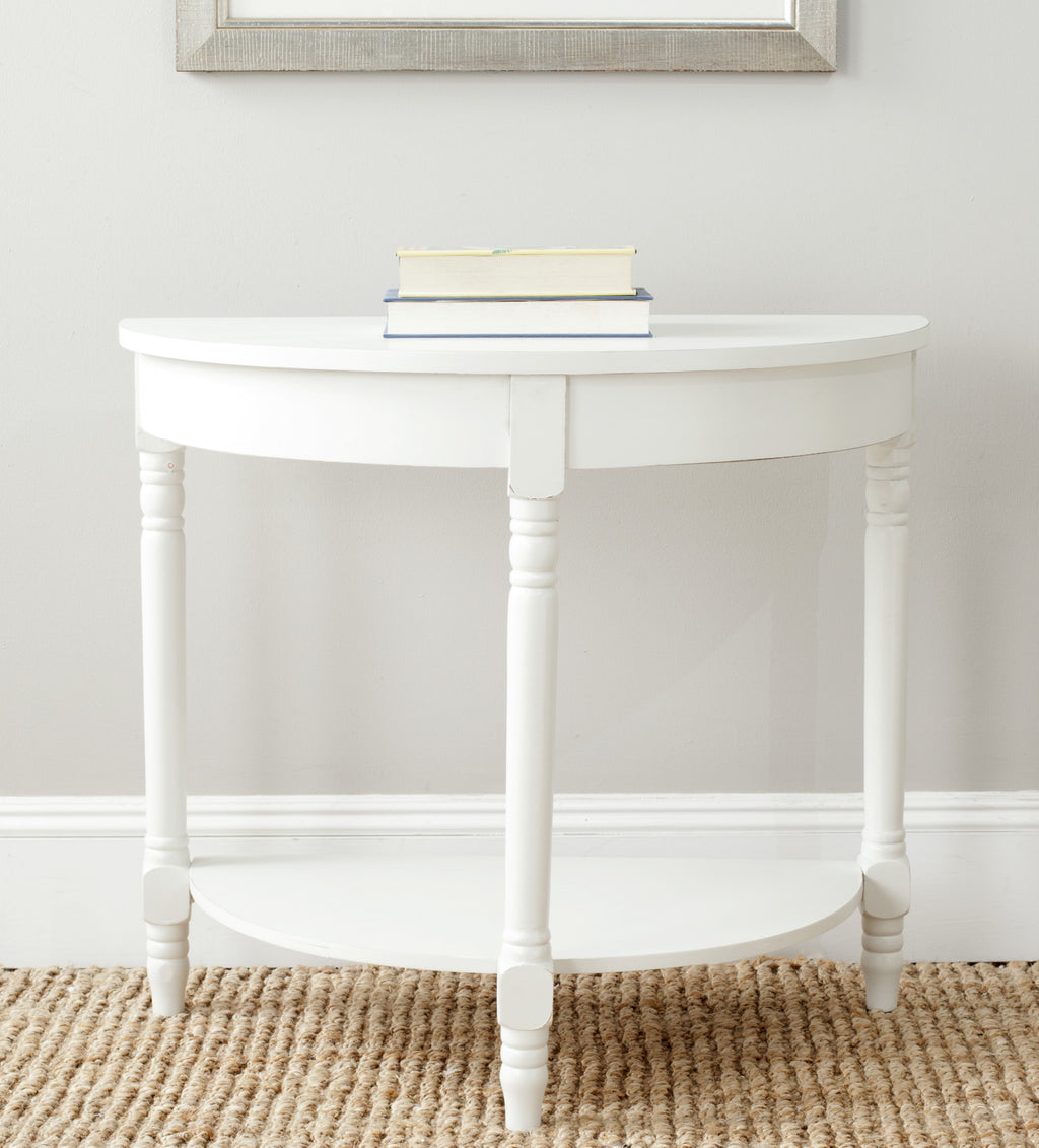 Safavieh Randell Console Shady White Furniture  Feature