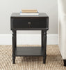 Safavieh Siobhan Accent Table With Storage Drawer Black Furniture  Feature
