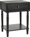 Safavieh Siobhan Accent Table With Storage Drawer Black Furniture 