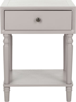 Safavieh Siobhan Accent Table With Storage Drawer Quartz Grey Furniture main image