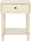 Safavieh Siobhan Accent Table With Storage Drawer Vintage Cream Furniture main image