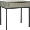 Safavieh Adena End Table With Storage Drawer French Grey Furniture 