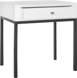 Safavieh Adena End Table With Storage Drawer White Furniture 