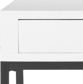 Safavieh Adena End Table With Storage Drawer White Furniture 