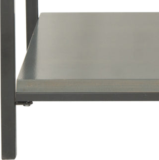 Safavieh Zeke 3 Tier Shelf Unit Steel Teal Furniture 