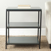 Safavieh Zeke 3 Tier Shelf Unit Steel Teal Furniture  Feature