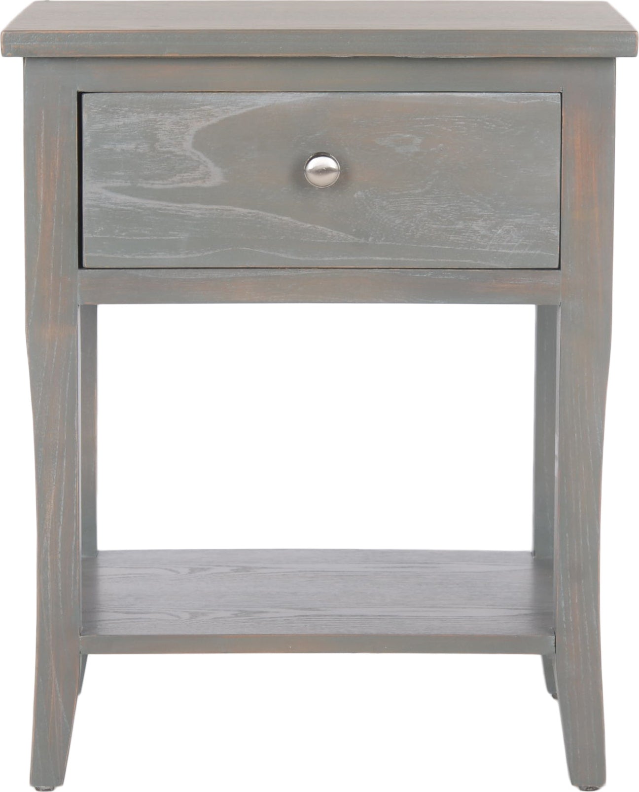 Safavieh Coby End Table With Storage Drawer French Grey Furniture main image