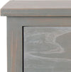 Safavieh Coby End Table With Storage Drawer French Grey Furniture 