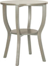 Safavieh Rhodes Round Pedestal Accent Table French Grey Furniture 