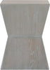 Safavieh Lotem Curved Square Top Accent Table French Grey Furniture main image