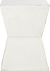 Safavieh Lotem Curved Square Top Accent Table White Furniture main image