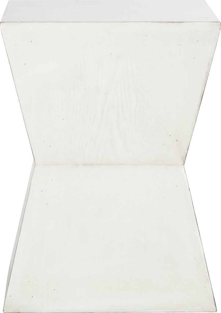 Safavieh Lotem Curved Square Top Accent Table White Furniture main image