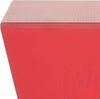 Safavieh Lotem Curved Square Top Accent Table Hot Red Furniture 