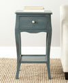 Safavieh Thelma End Table With Storage Drawer Steel Teal Furniture  Feature