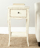 Safavieh Thelma End Table With Storage Drawer Vintage Cream Furniture  Feature