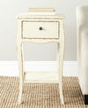 Safavieh Thelma End Table With Storage Drawer Vintage Cream Furniture  Feature