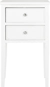 Safavieh Toby End Table With Storage Drawers White Furniture main image