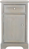Safavieh Jarome Storage End Table With Drawer and Door French Grey Furniture main image