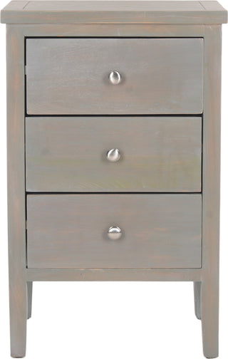 Safavieh Deniz End Table With Storage Drawers French Grey Furniture main image