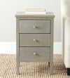 Safavieh Deniz End Table With Storage Drawers French Grey Furniture  Feature