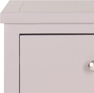 Safavieh Deniz End Table With Storage Drawers Quartz Grey Furniture 