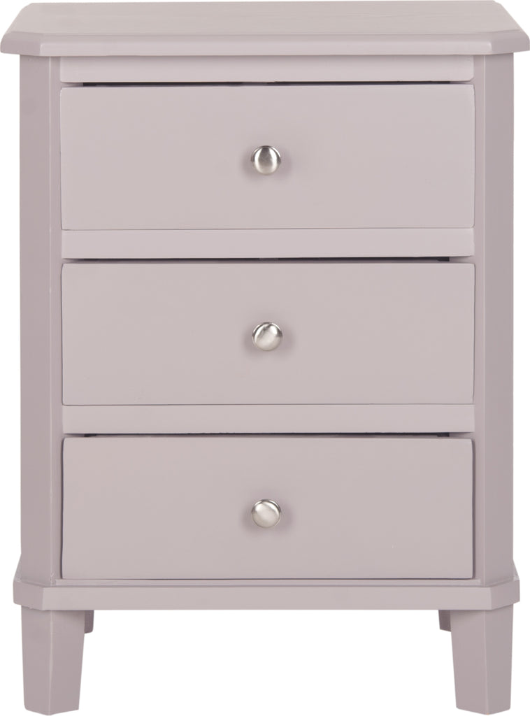 Safavieh Joe End Table With Storage Drawers Quartz Grey Furniture main image