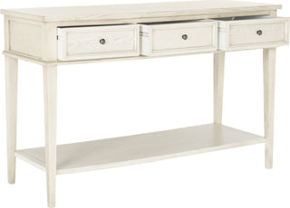 Safavieh Manelin Console With Storage Drawers White Wash Furniture 