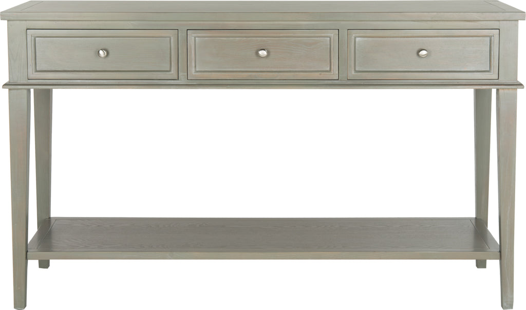 Safavieh Manelin Console With Storage Drawers Black Furniture main image