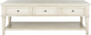 Safavieh Manelin Coffee Table With Storage Drawers White Wash Furniture main image