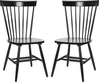 Safavieh Parker 17''H Spindle Dining Chair (SET Of 2) Black Furniture 