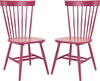 Safavieh Parker 17''H Spindle Dining Chair (SET Of 2) Raspberry Furniture 