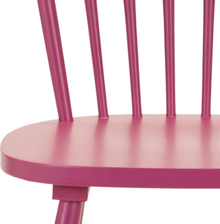 Safavieh Parker 17''H Spindle Dining Chair (SET Of 2) Raspberry Furniture 