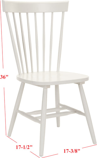 Safavieh Parker 17''H Spindle Dining Chair (SET Of 2) Off White Furniture 