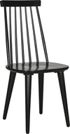 Safavieh Burris 17''H Spindle Side Chair Black Furniture 