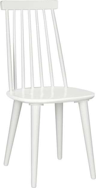 Safavieh Burris 17''H Spindle Side Chair White Furniture 