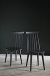 Safavieh Burris 17''H Spindle Side Chair Grey Furniture 
