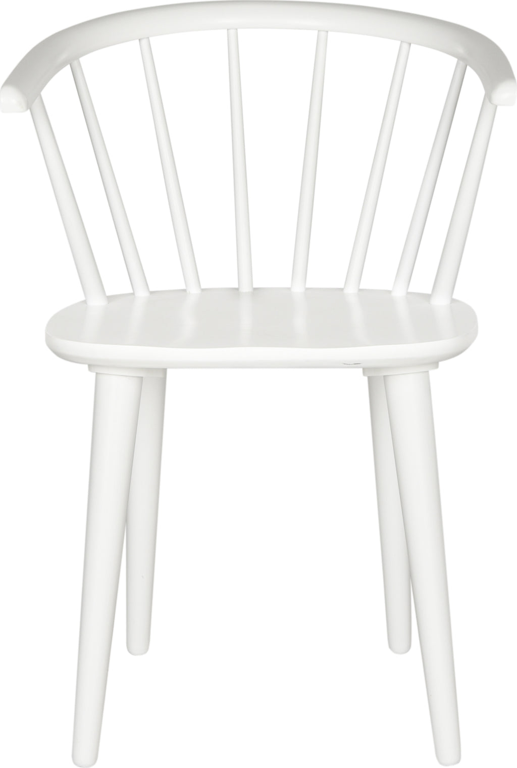 Safavieh Blanchard 18''H Curved Spindle Side Chair White Furniture main image