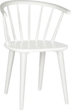 Safavieh Blanchard 18''H Curved Spindle Side Chair White Furniture 