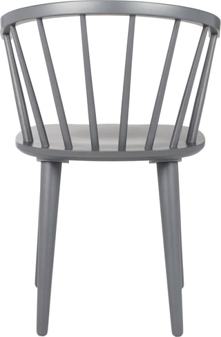 Safavieh Blanchard 18''H Curved Spindle Side Chair Grey Furniture 