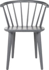 Safavieh Blanchard 18''H Curved Spindle Side Chair Grey Furniture main image
