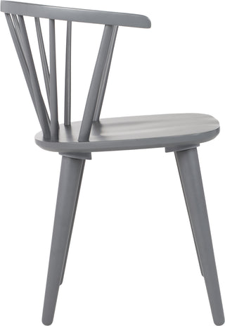 Safavieh Blanchard 18''H Curved Spindle Side Chair Grey Furniture 