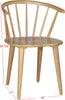 Safavieh Blanchard 18''H Curved Spindle Side Chair Natural Furniture 