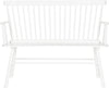 Safavieh Addison Spindleback Settee White Furniture main image