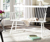 Safavieh Addison Spindleback Settee White  Feature