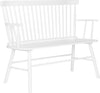 Safavieh Addison Spindleback Settee White Furniture 