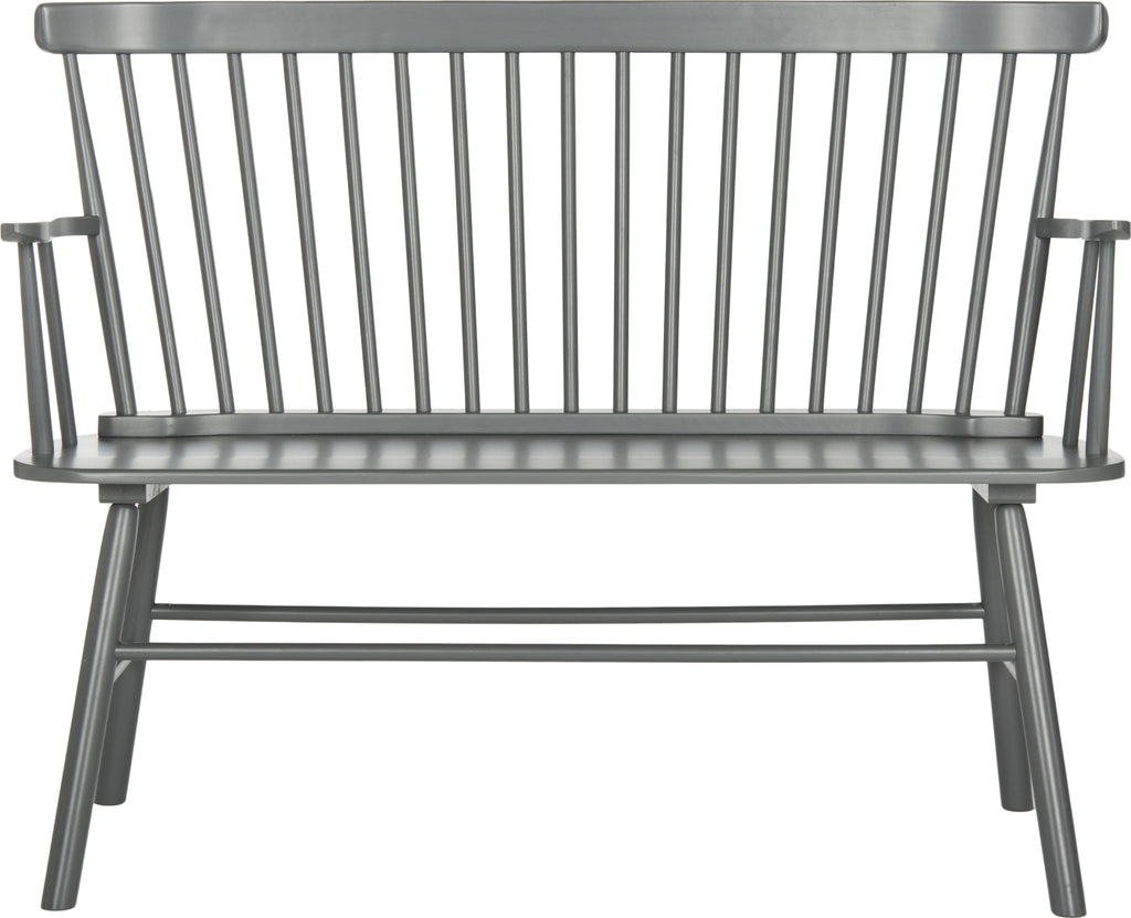 Safavieh Addison Spindleback Settee Grey Furniture main image