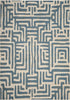 Safavieh Amsterdam AMS106C Ivory/Light Blue Area Rug
