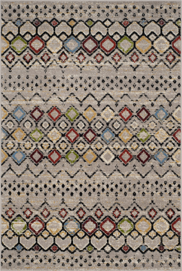 Safavieh Amsterdam AMS108G Light Grey/Multi Area Rug