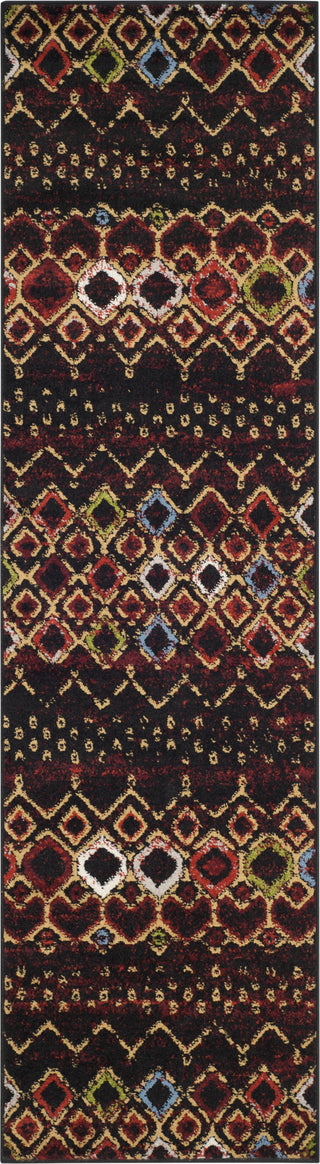 Safavieh Amsterdam AMS108P Black/Multi Area Rug